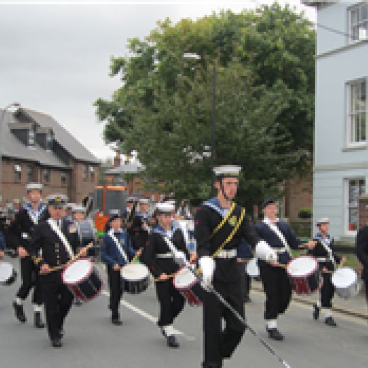 District Parade on the Isle of Wight