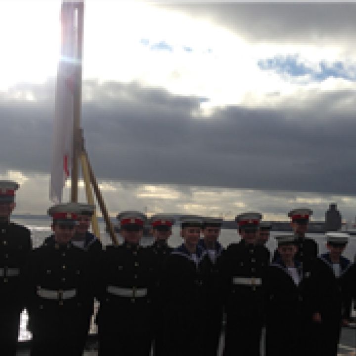 Preston Sea Cadets visit HMS Portland