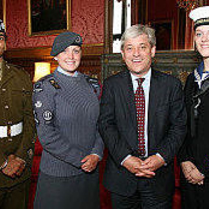 Cadets take tea with Speaker of House of Commons