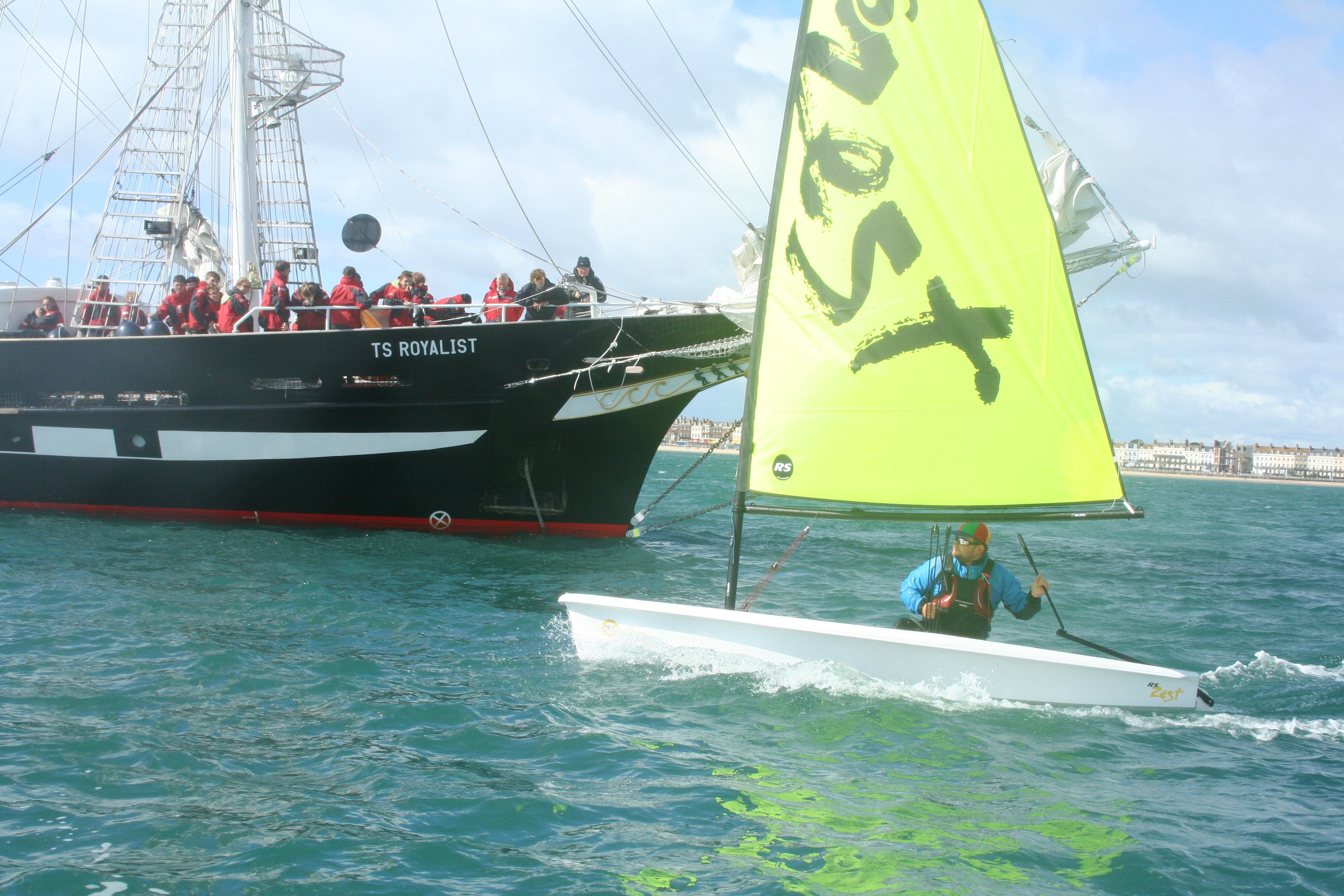 NEW SAILING DINGHY RS ZEST IS LAUNCHED Sea Cadets