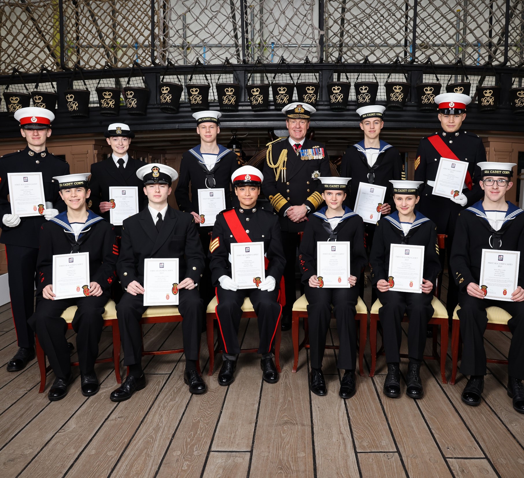New cohort of First Sea Lord Cadets for 2023 Sea Cadets