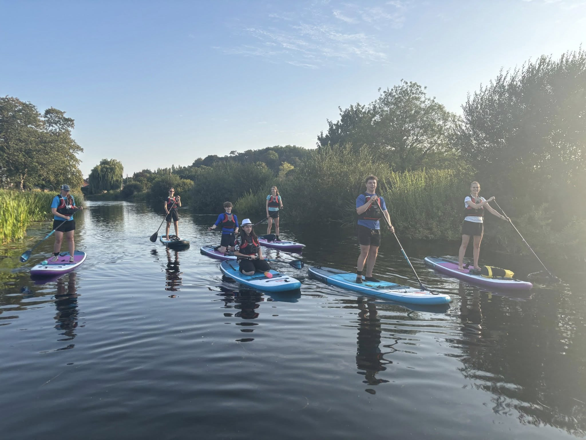Paddleboarding at Langport (2025)